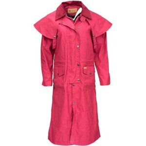 Outback Trading - Womens Matilda Duster Coats, size X-large US womens, color red